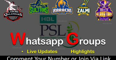 PSL 6 Whatsapp Group PSL 2021 Whatsapp Updates
